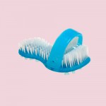 Sandale brosse lave pied bleue Showersandal