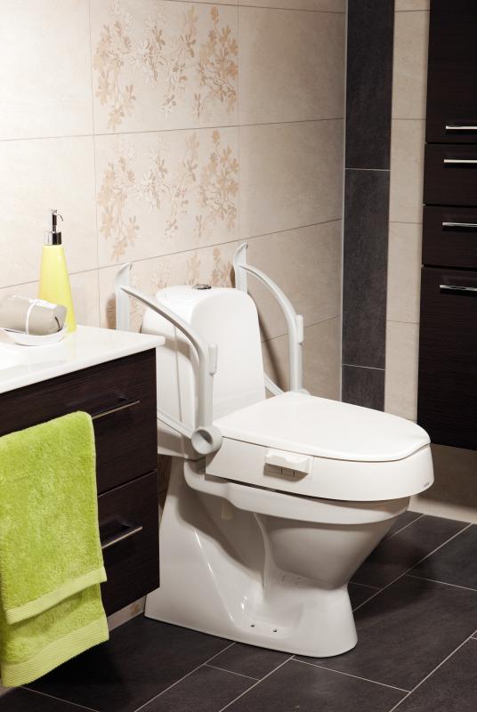 Surélevateur de toilettes Etac Cloo avec accoudoirs