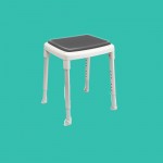 Tabouret Smart gris avec coussin