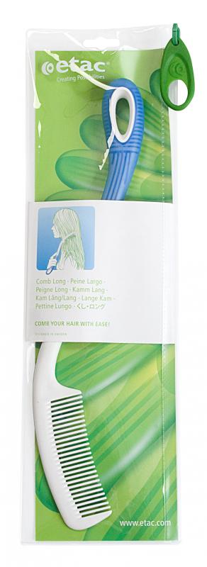 Peigne à Long Manche, Brosse à Cheveux Antidérapante, Peigne Ergono